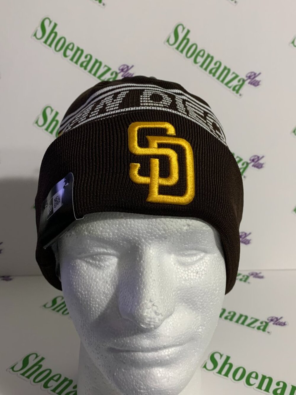 New Era Beanie Hat MLB San Diego Padres Sports Knit On Field Cap Lined Baseball